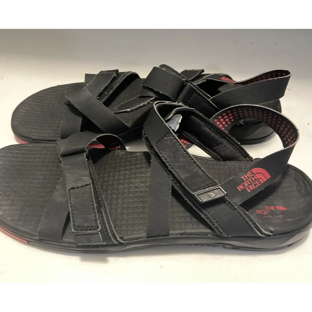 The‎ North Face Sandals Black Mens 11 HooknLoop Straps Open Toe Hydrotrak